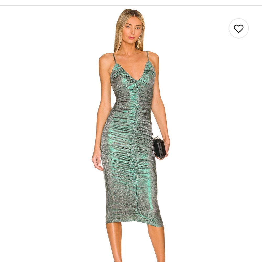 REVOLVE RAMONA MIDI JADE GREEN SIZE SMALL NWT